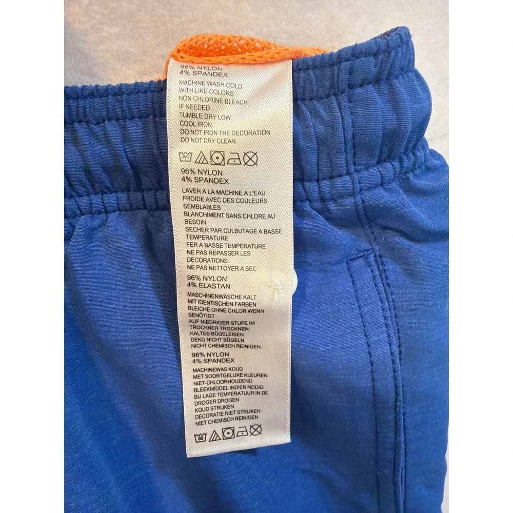 Tommy Bahama Blue Swim Trunks Shorts Mens Medium Elastic‎ Waist Lined